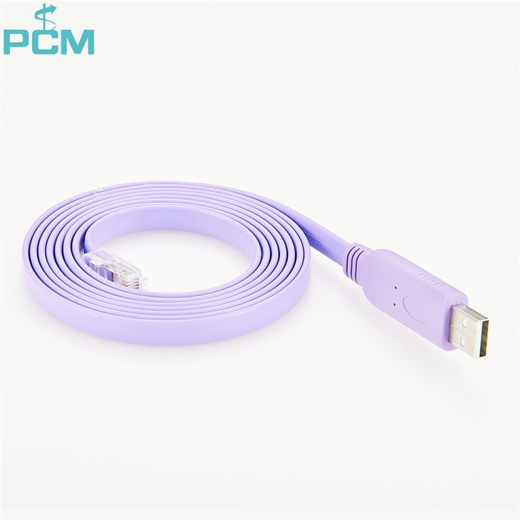 USB-A to RJ45 rollover cable