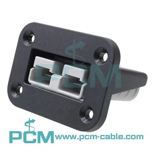 Flush Mount 50A Anderson Panel Braced Mowntio Plygiau