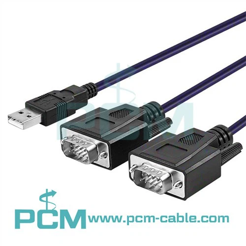 2-Porthladd FTDI USB I DB9 Cable