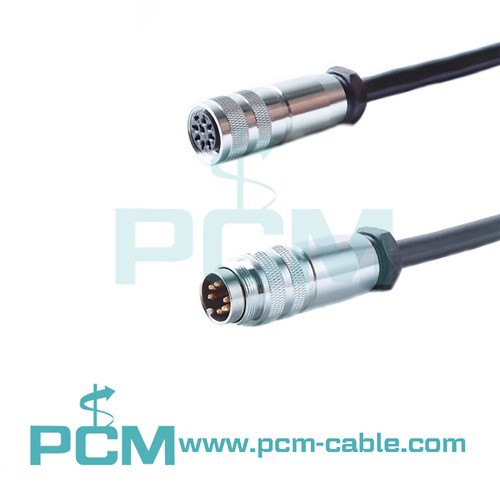 AISG RET Cebl 8 Pin Gwryw I Benywaidd Tilt Cable Cynulliad