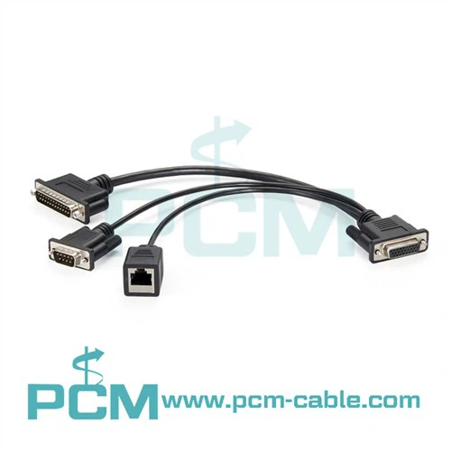 NeoVI FIRE2 a FIRE2 VNET I Gebl DB-25M DB-9 a RJ-45
