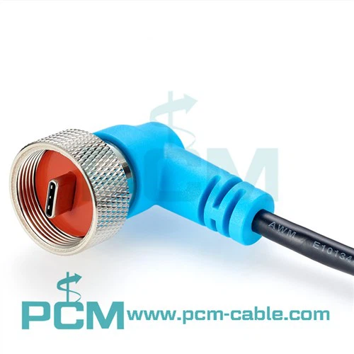 Cebl dal dwr ongl sgwâr USB-C