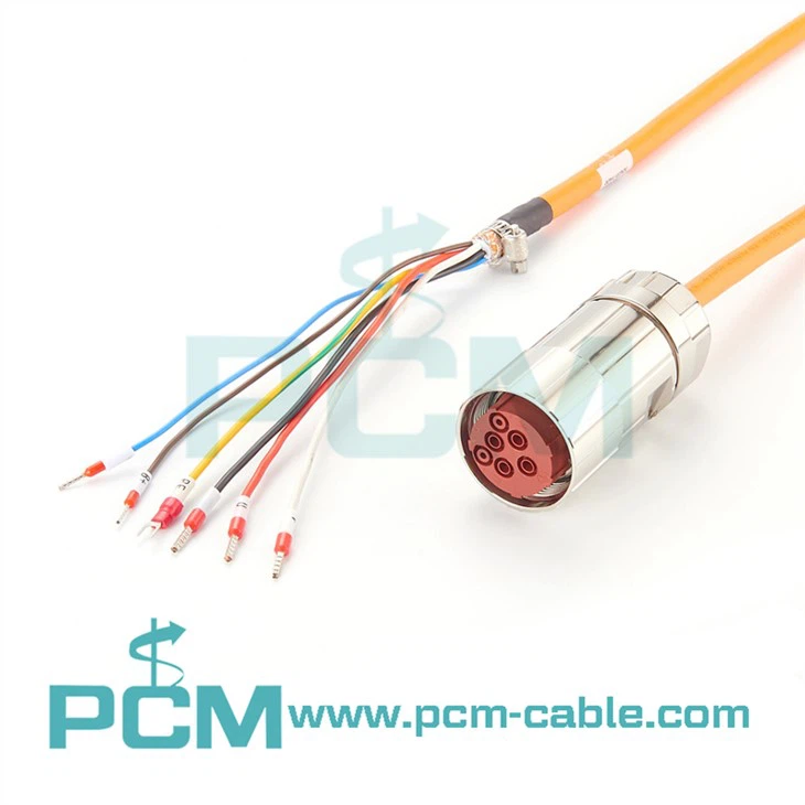 Cysylltydd Plygiau Cebl Modur Servo M40 6 Pin 8 Pin