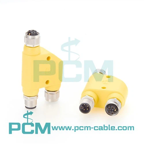 M12 L-Cod Connector 16A 63V H-Splitter