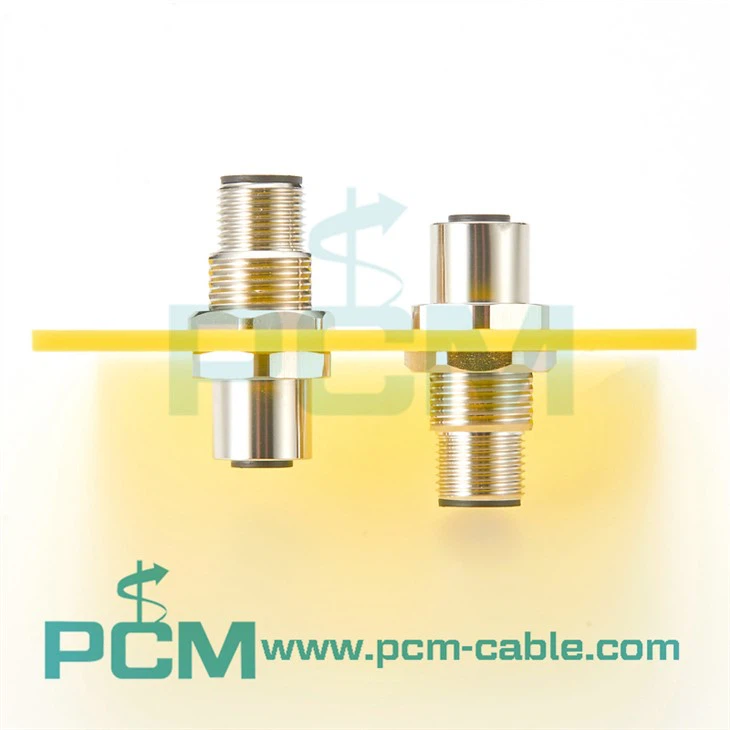 M12 Switch Cabinet Feed-Through 5-Pin A-Coded