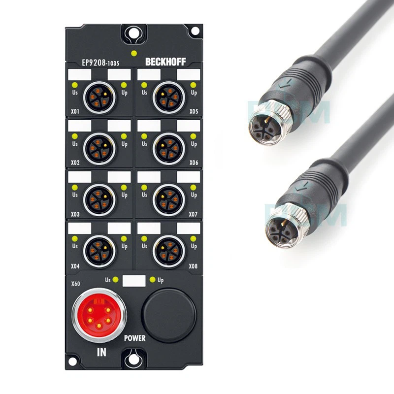 M12 L-code passive junction box M12 L-code passive junction box