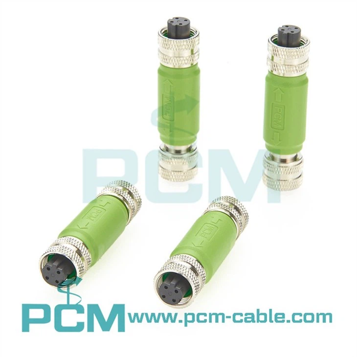 M12 D Code 4 Pin Inline Coupler