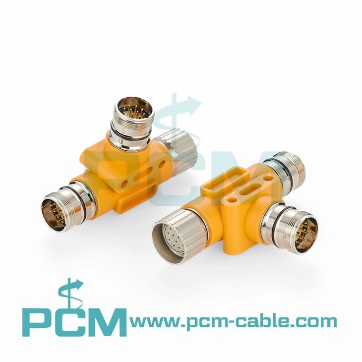 M23 Male to Female adapter T-Splitter