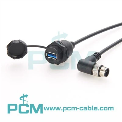 Cebl cysylltiad USB sy'n gydnaws ag IFM EC9125
