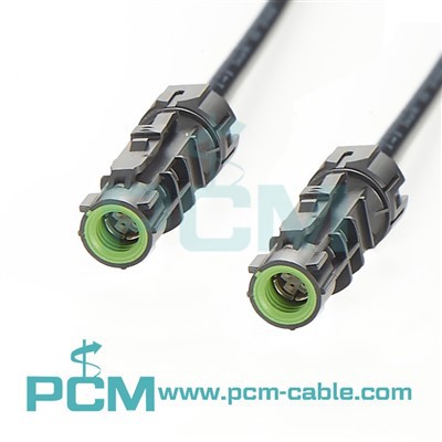 Dal dwr Fakra HSD 4 Pin Cable Cynulliad LVDS