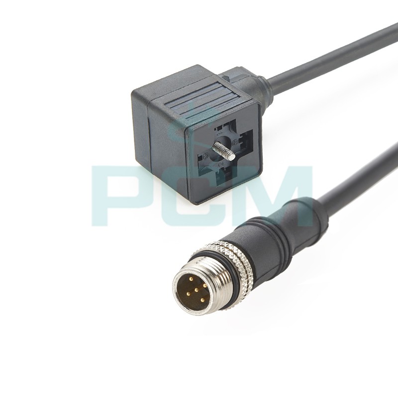 valve DIN leads to M12 valve DIN leads to M12