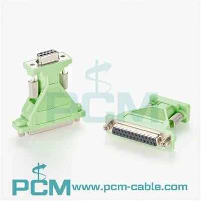 DB25 Benyw i DB9 Benyw RS232 Adapter