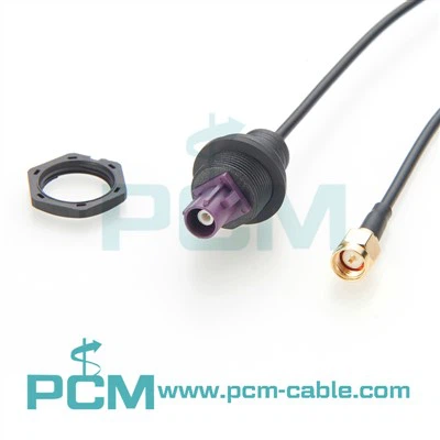 Cod Fakra D Violet Plug Syth I SMA Plug Cable RG-174