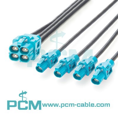 Cebl Cysylltiad H-MTD Ethernet Cebl Addasydd Pedair Siambr Dwbl Sengl