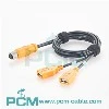 M12 A Cod 8 Pin i Gebl USB A Deuol