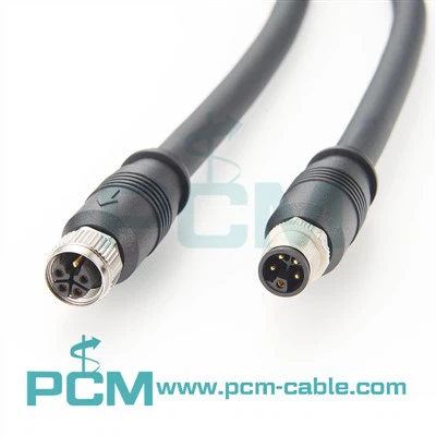 M12 POWER L-Code Profinet Cable Cynulliadau