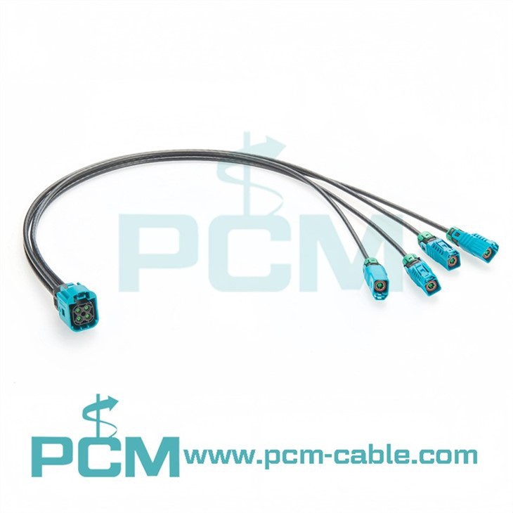 MATE-AX to Fakra Cable Assembly  TE Connectivity  IP67 Waterproof  PCM-ZC-0038